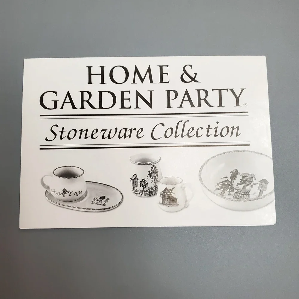 New!!! Home‎ & Garden Party Soup Mug and Sandwich Plate ♡  Birdhouse 2005